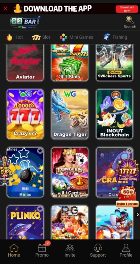 92BAR Game